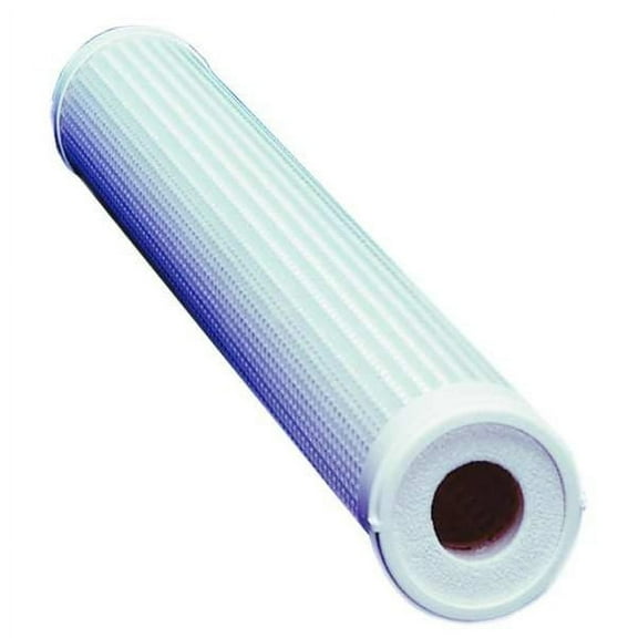 Pleated Filter Cartridge, 10 gpm, 40 Micron, 2-11/16" O.D., 10 in H