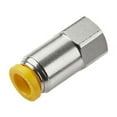 thumbnail image 1 of Parker Metric Metal Push-to-Connect Fitting, Brass, Silver 66PLP-10M-6G, 1 of 1