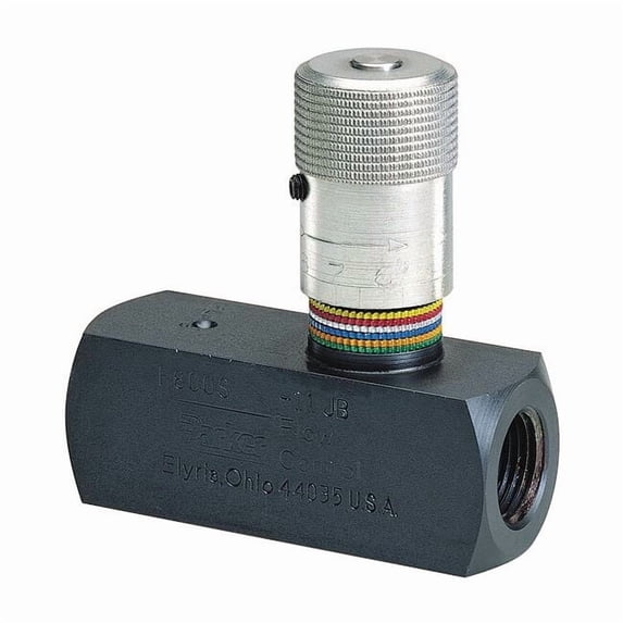 Parker Flow Control Valve,Steel,3/8-18,8 GPM F600S