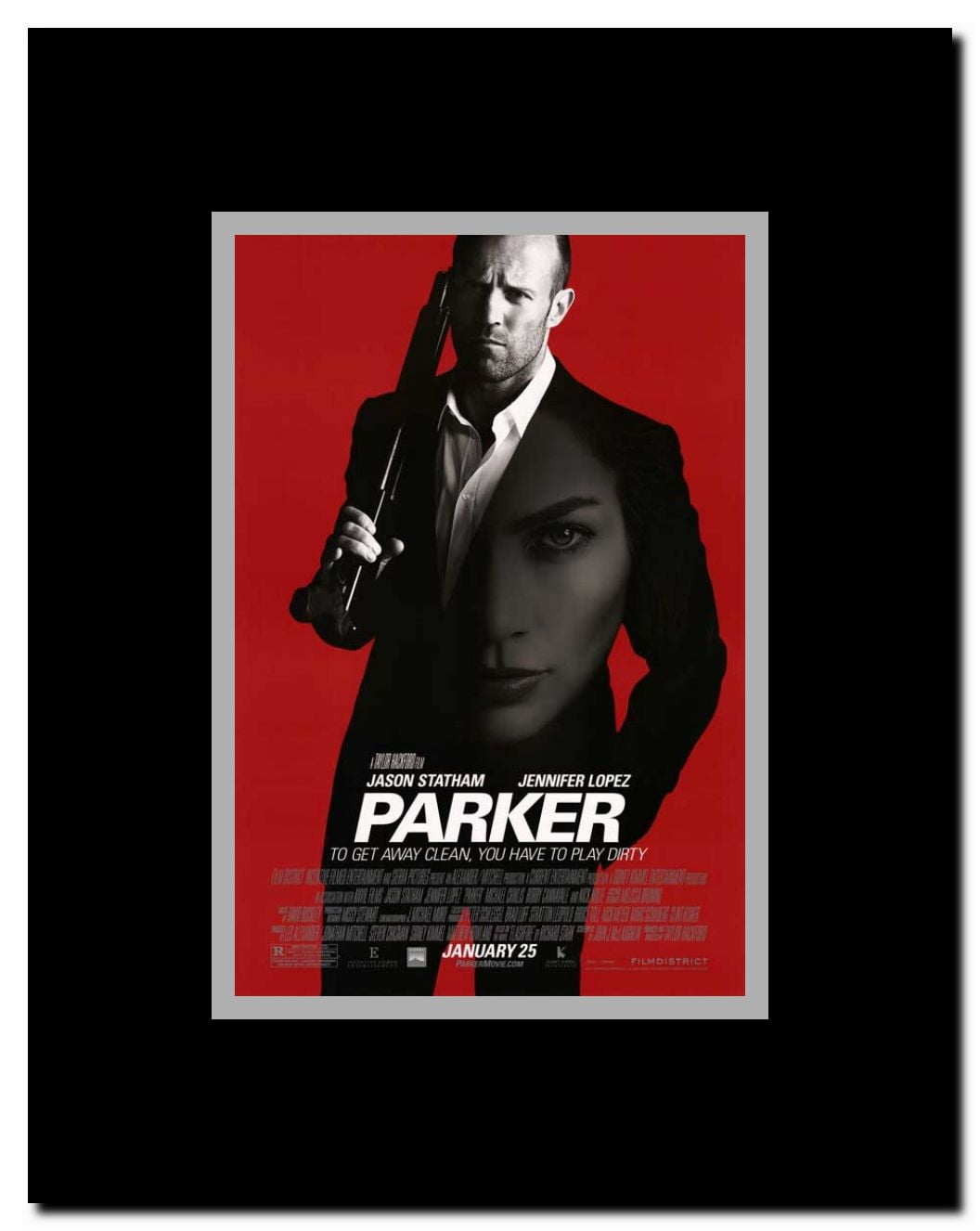 Parker Framed Movie Poster