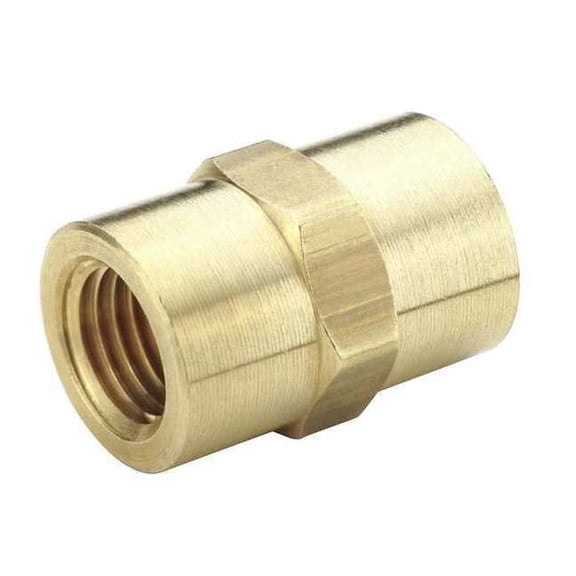 Coupling Brass Dryseal Pipe Fitting, 1/4 in Female NPT X 1/4 in Female NPT