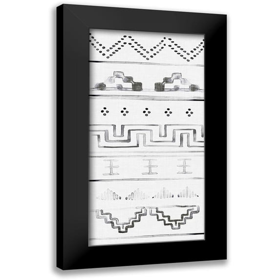 Parker, Jennifer Paxton 11x18 Black Modern Framed Museum Art Print Titled - Paz IV