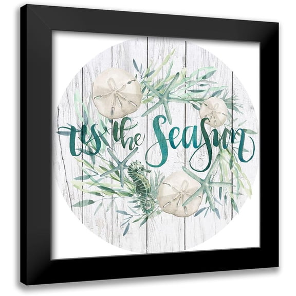 Parker, Jennifer Paxton 12x12 Black Modern Framed Museum Art Print Titled - Tis the Seasun Collection C