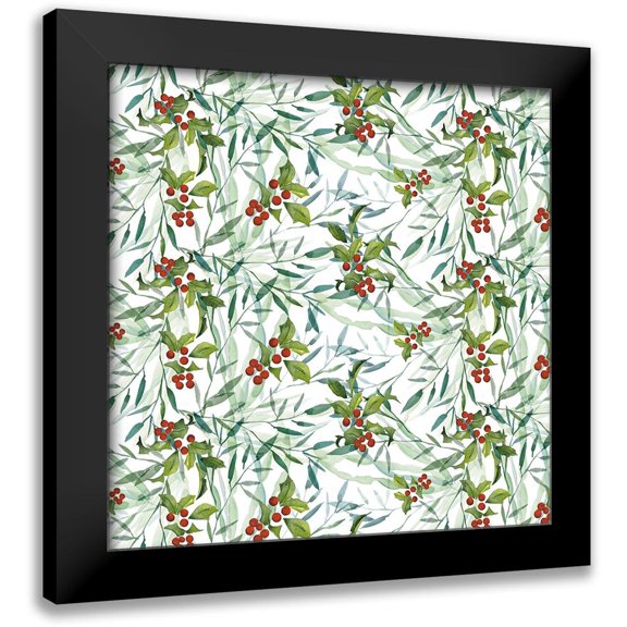 Parker, Jennifer Paxton 12x12 Black Modern Framed Museum Art Print Titled - Tis the Seasun Collection H