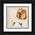 thumbnail image 1 of Parker, Jennifer Paxton 12x12 Black Ornate Wood Framed with Double Matting Museum Art Print Titled - Tackle Box I, 1 of 4