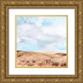thumbnail image 1 of Parker, Jennifer Paxton 12x12 Gold Ornate Wood Framed with Double Matting Museum Art Print Titled - Fields of Wheat II, 1 of 4