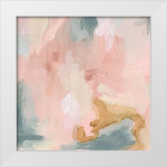 Parker, Jennifer Paxton 12x12 White Modern Wood Framed Museum Art Print Titled - Muddled Apricot III