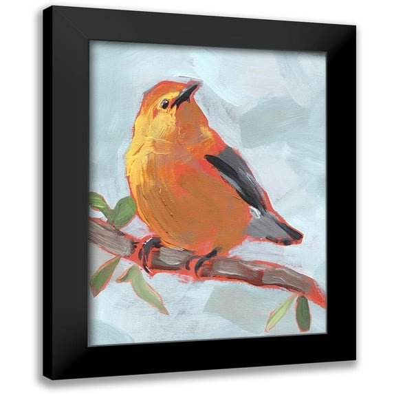Parker, Jennifer Paxton 12x14 Black Modern Framed Museum Art Print Titled - Painted Songbird III