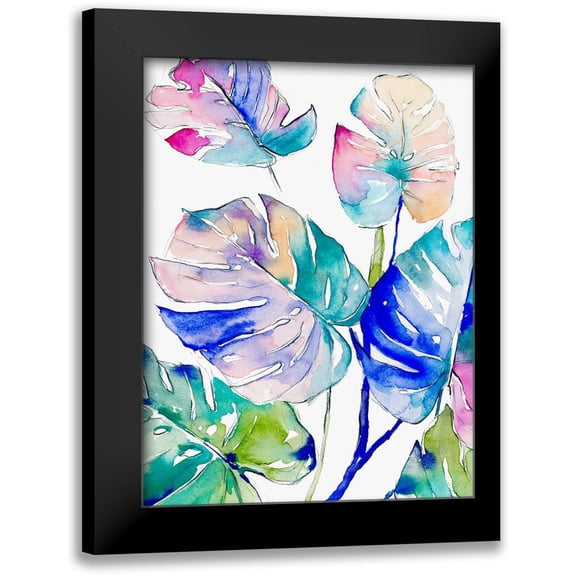 Parker, Jennifer Paxton 12x14 Black Modern Framed Museum Art Print Titled - Prism Palms II