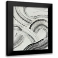 thumbnail image 1 of Parker, Jennifer Paxton 12x14 Black Modern Framed Museum Art Print Titled - Zen Flow I, 1 of 5