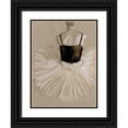 thumbnail image 1 of Parker, Jennifer Paxton 12x14 Black Ornate Wood Framed with Double Matting Museum Art Print Titled - Black Leotard II, 1 of 4