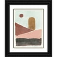 thumbnail image 1 of Parker, Jennifer Paxton 12x14 Black Ornate Wood Framed with Double Matting Museum Art Print Titled - Desert Arch II, 1 of 4