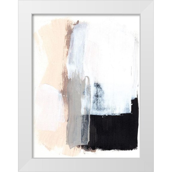 Parker, Jennifer Paxton 12x14 White Modern Wood Framed Museum Art Print Titled - Black Mirror I