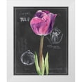 thumbnail image 1 of Parker, Jennifer Paxton 12x14 White Modern Wood Framed Museum Art Print Titled - Chalkboard Flower IV, 1 of 4
