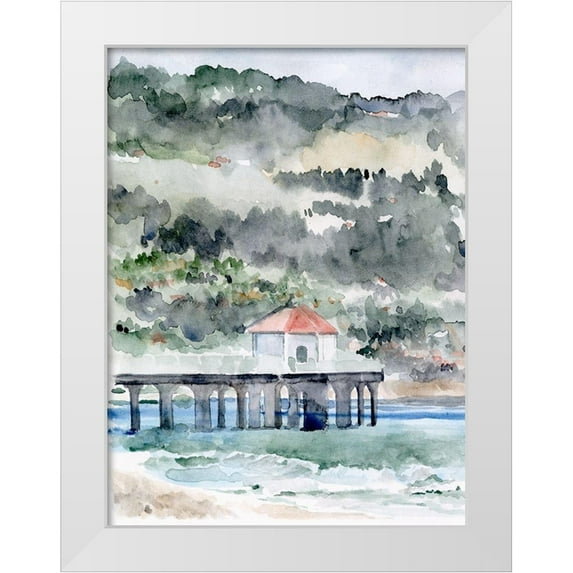 Parker, Jennifer Paxton 12x14 White Modern Wood Framed Museum Art Print Titled - Palos Verdes I