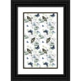 thumbnail image 1 of Parker, Jennifer Paxton 12x18 Black Ornate Wood Framed with Double Matting Museum Art Print Titled - Watercolor Butterfly Collection E, 1 of 4