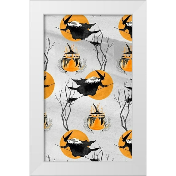 Parker, Jennifer Paxton 12x18 White Modern Wood Framed Museum Art Print Titled - Witchy Mischief Collection E