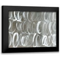 thumbnail image 1 of Parker, Jennifer Paxton 14x12 Black Modern Framed Museum Art Print Titled - Gestured Signatures I, 1 of 5
