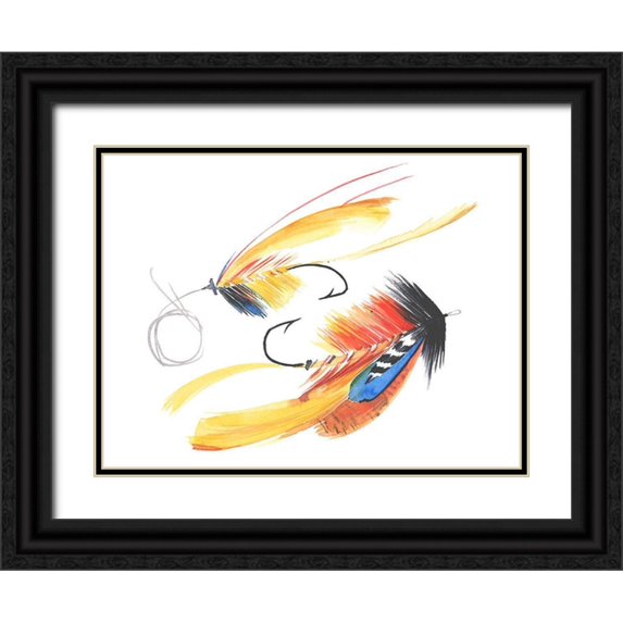 Parker, Jennifer Paxton 14x12 Black Ornate Wood Framed with Double Matting Museum Art Print Titled - Lure I