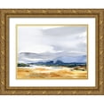 thumbnail image 1 of Parker, Jennifer Paxton 14x12 Gold Ornate Wood Framed with Double Matting Museum Art Print Titled - Blue Ridges I, 1 of 4