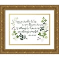 thumbnail image 1 of Parker, Jennifer Paxton 14x12 Gold Ornate Wood Framed with Double Matting Museum Art Print Titled - Clover Sayings Collection A, 1 of 4