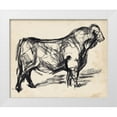 thumbnail image 1 of Parker, Jennifer Paxton 14x12 White Modern Wood Framed Museum Art Print Titled - Black Angus I, 1 of 4