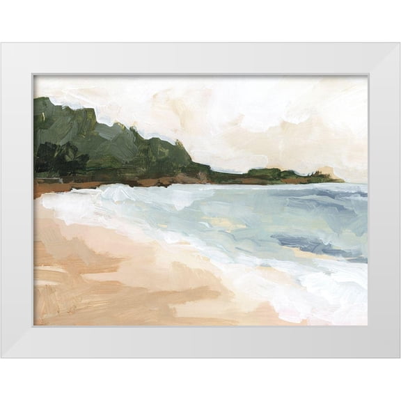 Parker, Jennifer Paxton 14x12 White Modern Wood Framed Museum Art Print Titled - Cove Break I