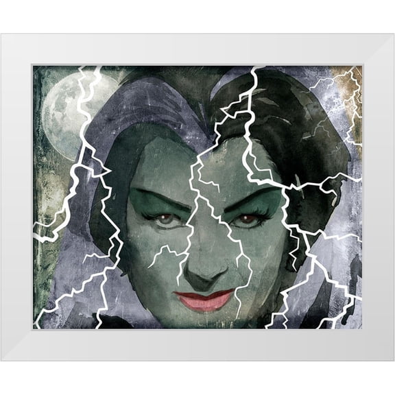 Parker, Jennifer Paxton 14x12 White Modern Wood Framed Museum Art Print Titled - Scream Queens II