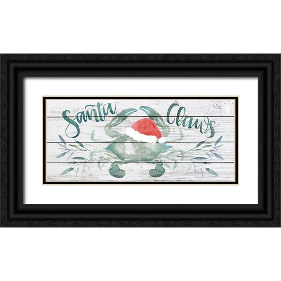 Parker, Jennifer Paxton 14x8 Black Ornate Wood Framed with Double Matting Museum Art Print Titled - Tis the Seasun Collection D