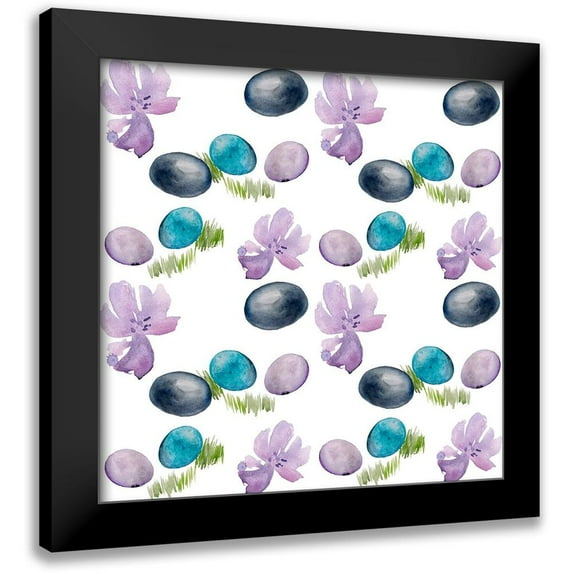 Parker, Jennifer Paxton 15x15 Black Modern Framed Museum Art Print Titled - Bright Easter Bouquet Collection H