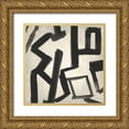 thumbnail image 1 of Parker, Jennifer Paxton 15x15 Gold Ornate Wood Framed with Double Matting Museum Art Print Titled - Onyx Maze II, 1 of 4
