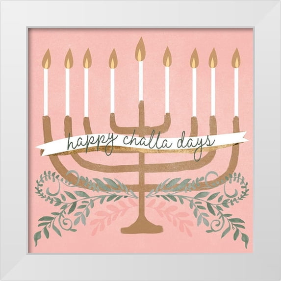 Parker, Jennifer Paxton 15x15 White Modern Wood Framed Museum Art Print Titled - Happy Challa Days I