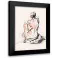 thumbnail image 1 of Parker, Jennifer Paxton 15x18 Black Modern Framed Museum Art Print Titled - Figure Gesture II, 1 of 5