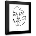 thumbnail image 1 of Parker, Jennifer Paxton 15x18 Black Modern Framed Museum Art Print Titled - Linear Thoughts I, 1 of 5