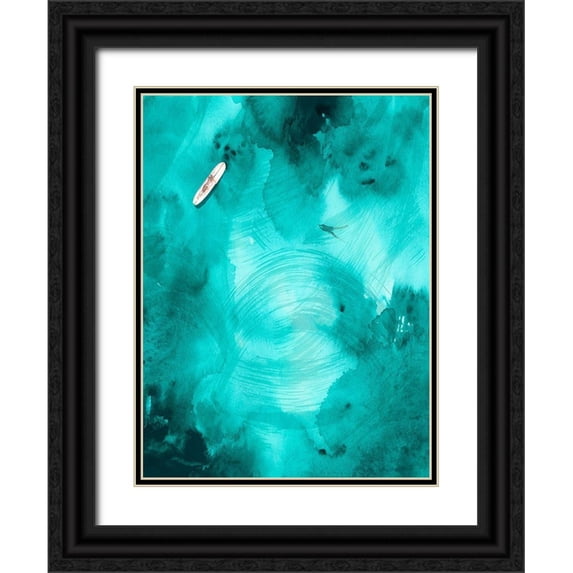 Parker, Jennifer Paxton 15x18 Black Ornate Wood Framed with Double Matting Museum Art Print Titled - On the Outside I
