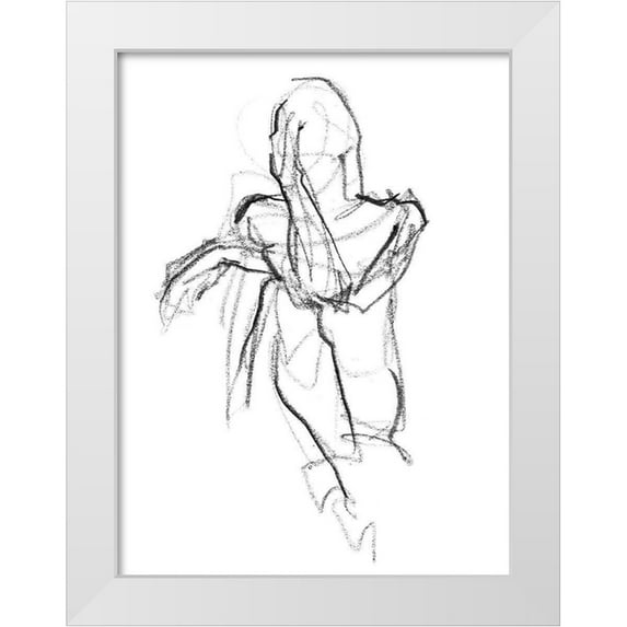 Parker, Jennifer Paxton 15x18 White Modern Wood Framed Museum Art Print Titled - Contemplate I