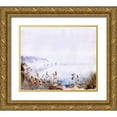 thumbnail image 1 of Parker, Jennifer Paxton 17x15 Gold Ornate Wood Framed with Double Matting Museum Art Print Titled - Sea Oats Mist I, 1 of 4