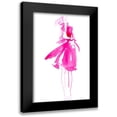 thumbnail image 1 of Parker, Jennifer Paxton 17x24 Black Modern Framed Museum Art Print Titled - Fuchsia Street Fashion I, 1 of 5