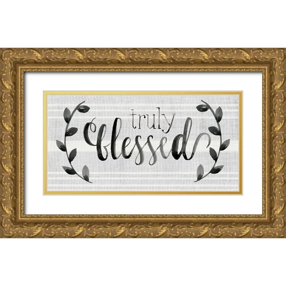 Parker, Jennifer Paxton 18x11 Gold Ornate Wood Framed with Double Matting Museum Art Print Titled - Our Nest is Blessed II