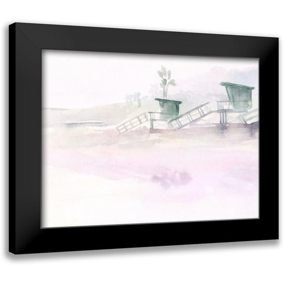 Parker, Jennifer Paxton 18x15 Black Modern Framed Museum Art Print Titled - Dawn Beach Break III
