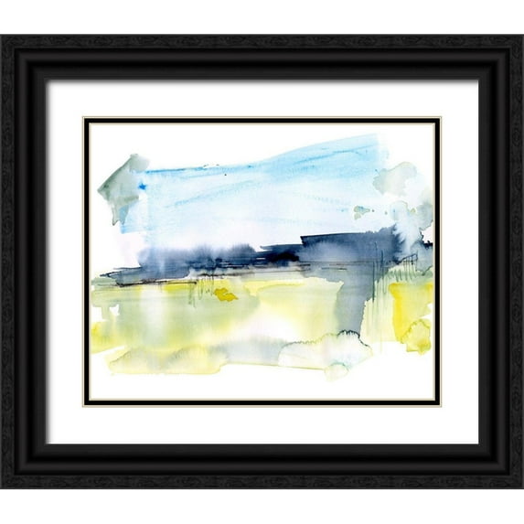 Parker, Jennifer Paxton 18x15 Black Ornate Wood Framed with Double Matting Museum Art Print Titled - Paynes Gray Plains I