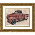 thumbnail image 1 of Parker, Jennifer Paxton 18x15 Gold Ornate Wood Framed with Double Matting Museum Art Print Titled - Antique Pickup I, 1 of 4