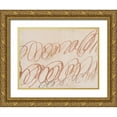 thumbnail image 1 of Parker, Jennifer Paxton 18x15 Gold Ornate Wood Framed with Double Matting Museum Art Print Titled - Squiggles I, 1 of 4