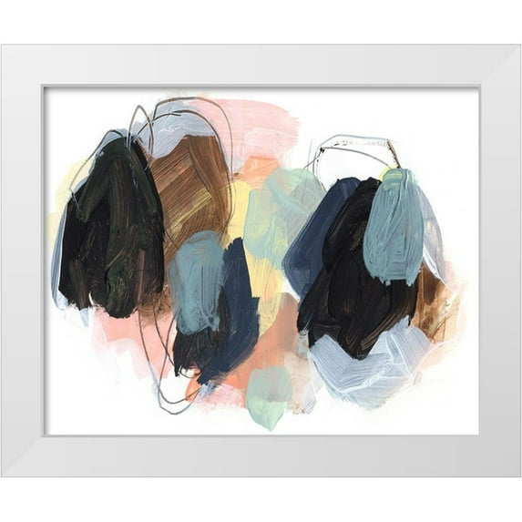 Parker, Jennifer Paxton 18x15 White Modern Wood Framed Museum Art Print Titled - Boulders I