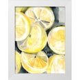 thumbnail image 1 of Parker, Jennifer Paxton 19x24 White Modern Wood Framed Museum Art Print Titled - Lemon Slices II, 1 of 4