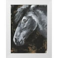 thumbnail image 1 of Parker, Jennifer Paxton 19x24 White Modern Wood Framed Museum Art Print Titled - Tribeca Horse II, 1 of 4
