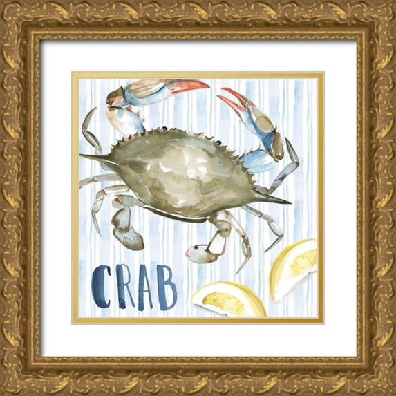 Parker, Jennifer Paxton 20x20 Gold Ornate Wood Framed with Double Matting Museum Art Print Titled - New England Summer I