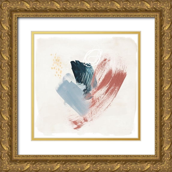 Parker, Jennifer Paxton 20x20 Gold Ornate Wood Framed with Double Matting Museum Art Print Titled - Pigmented Earth III