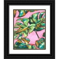 thumbnail image 1 of Parker, Jennifer Paxton 20x24 Black Ornate Wood Framed with Double Matting Museum Art Print Titled - Psychedelic Palms I, 1 of 4