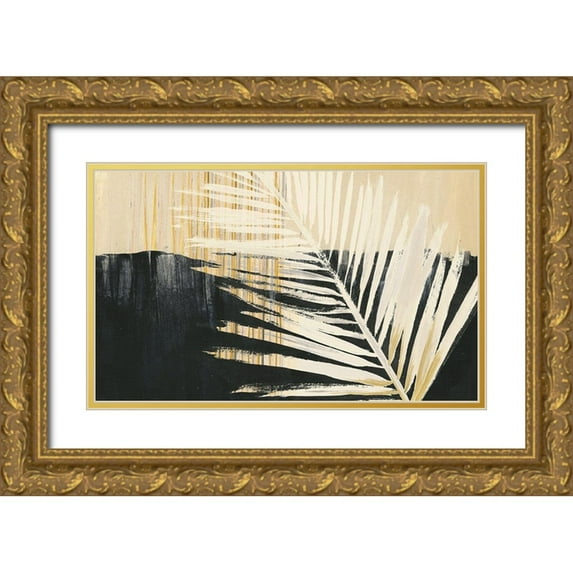 Parker, Jennifer Paxton 24x16 Gold Ornate Wood Framed with Double Matting Museum Art Print Titled - Golden Raffia II